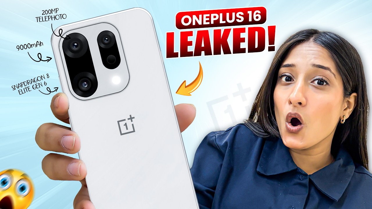 OnePlus 16 скоро выйдет? Полная утечка: характеристики, камера, цена и дата запуска😨