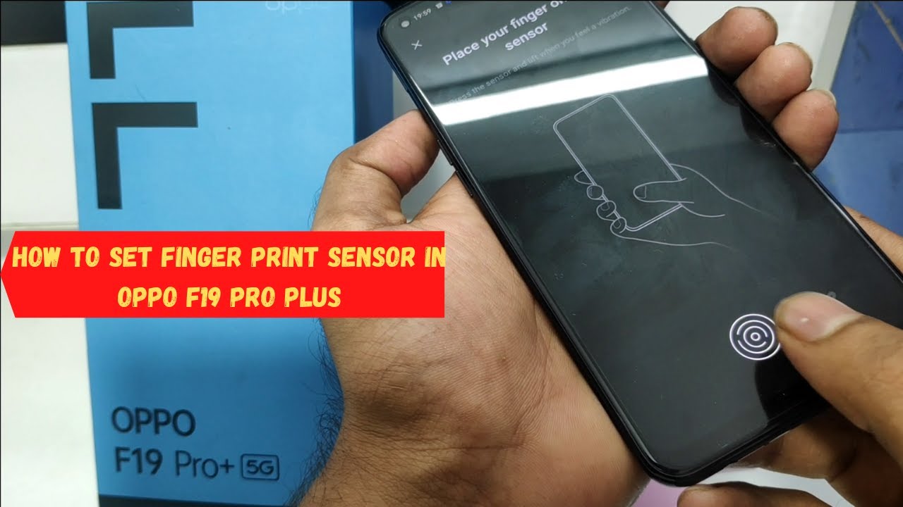 Как настроить сканер отпечатков пальцев на OPPO F19 pro Plus и OPPO F19s | Как добавить отпечаток...