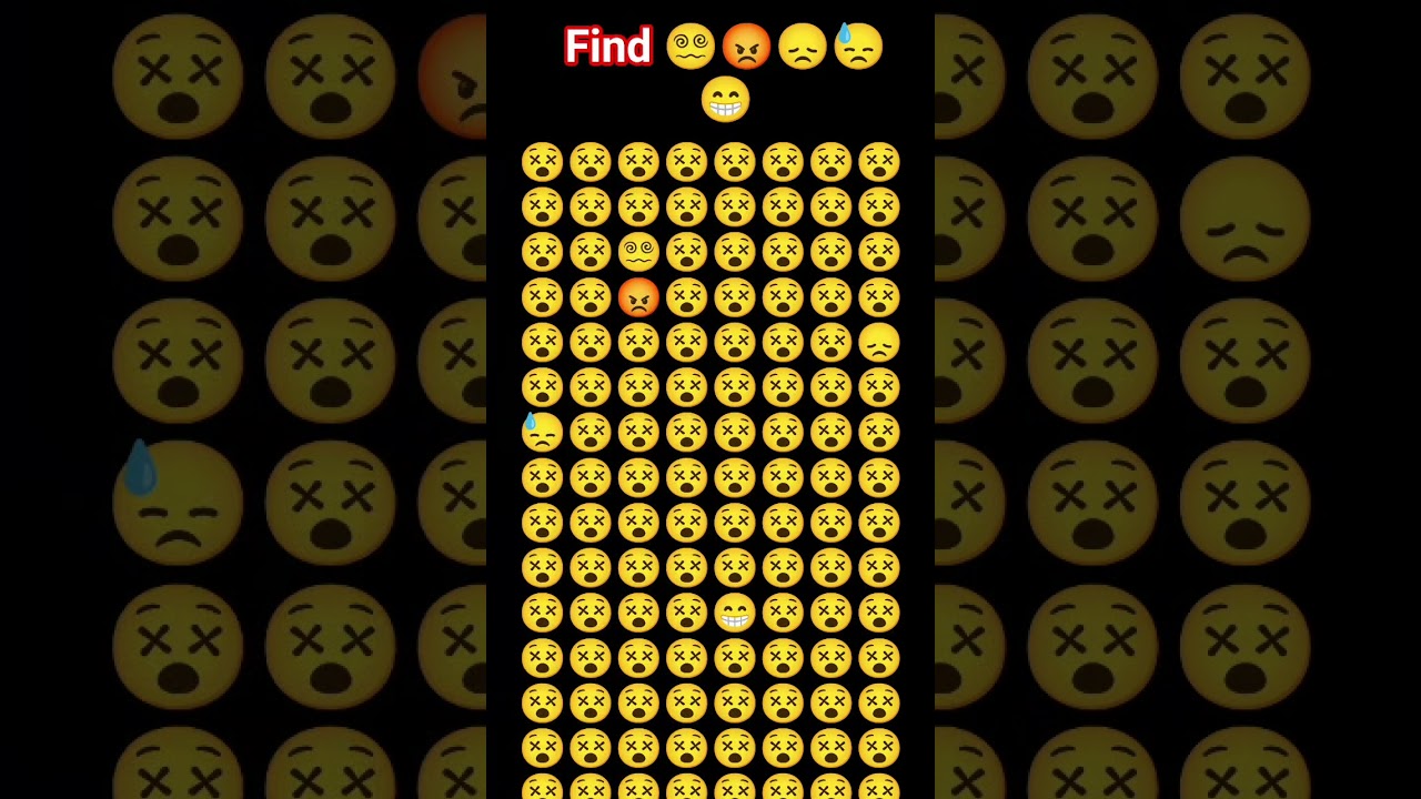 Find the Different Emoji 👀 | 5 Sec Challenge 