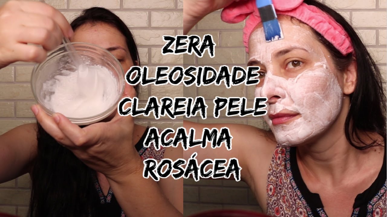 ACALMA ROSÁCEA CLAREIA A PELE e controla oleosidade