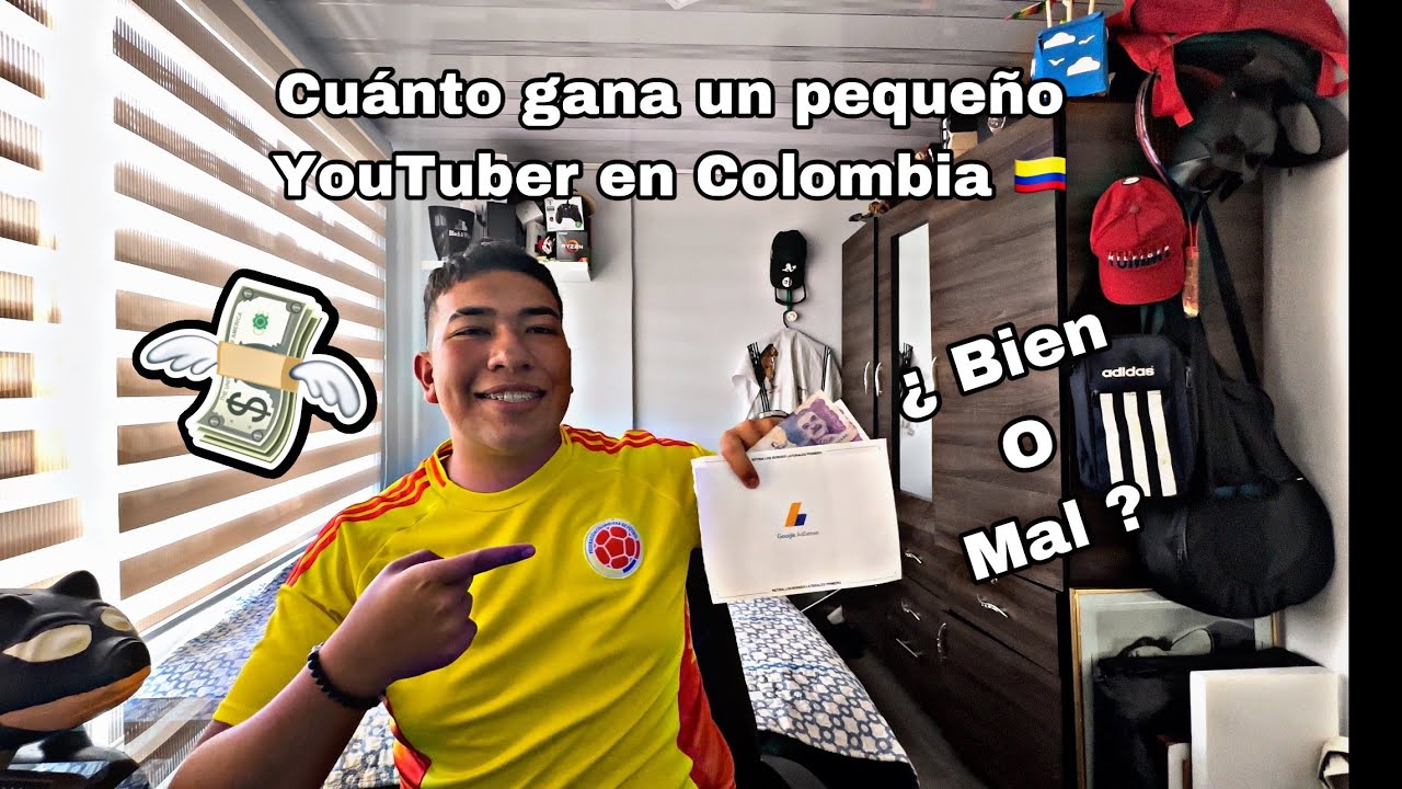 Mi PRIMER PAGO en YOUTUBE / &iquest;CUANTO GANA un CANAL PEQUENO? en COLOMBIA &iquest; bien o mal ? 🔥🇨🇴