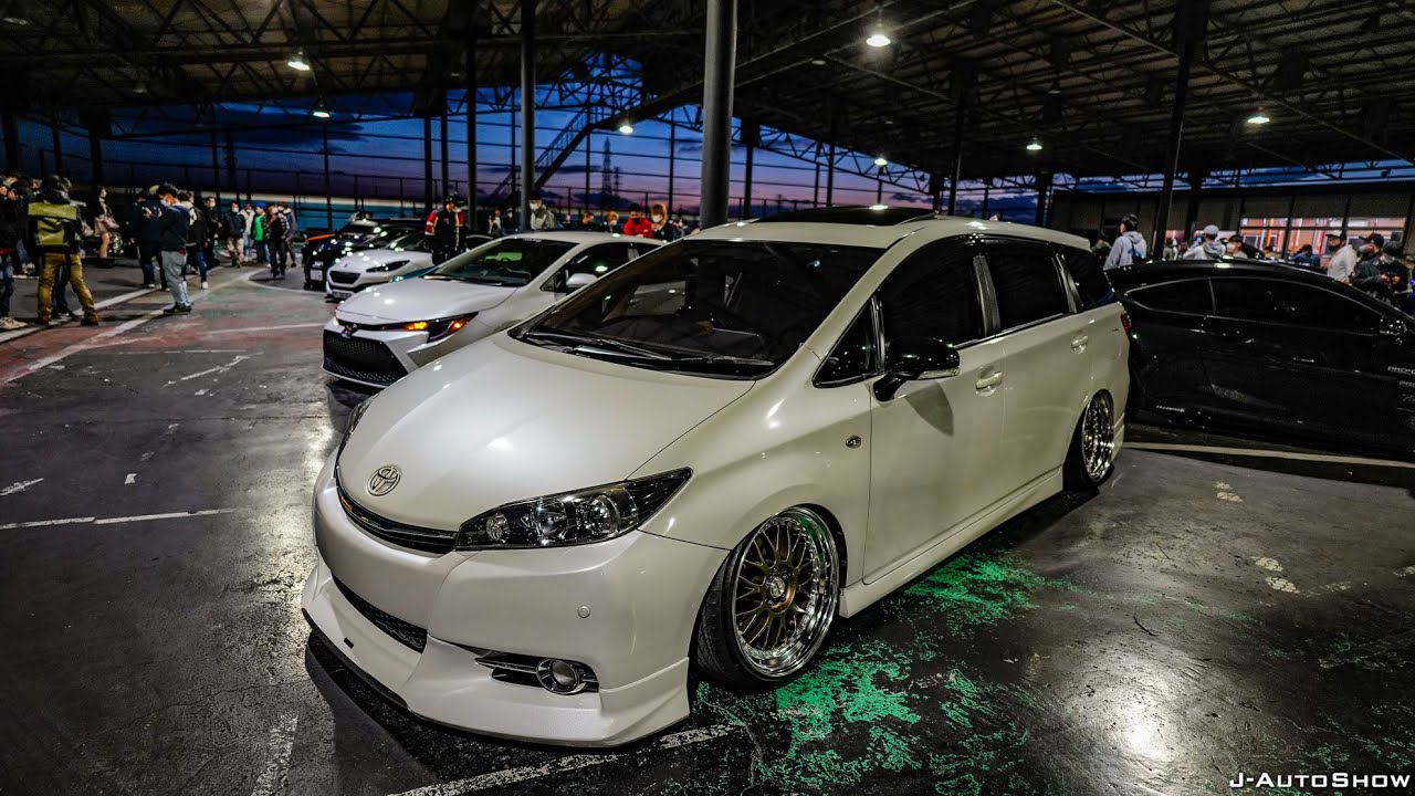 TOYOTA WISH VIPWGN トヨタ ウィッシュ カスタム - lowered meet 2021  ロワミ