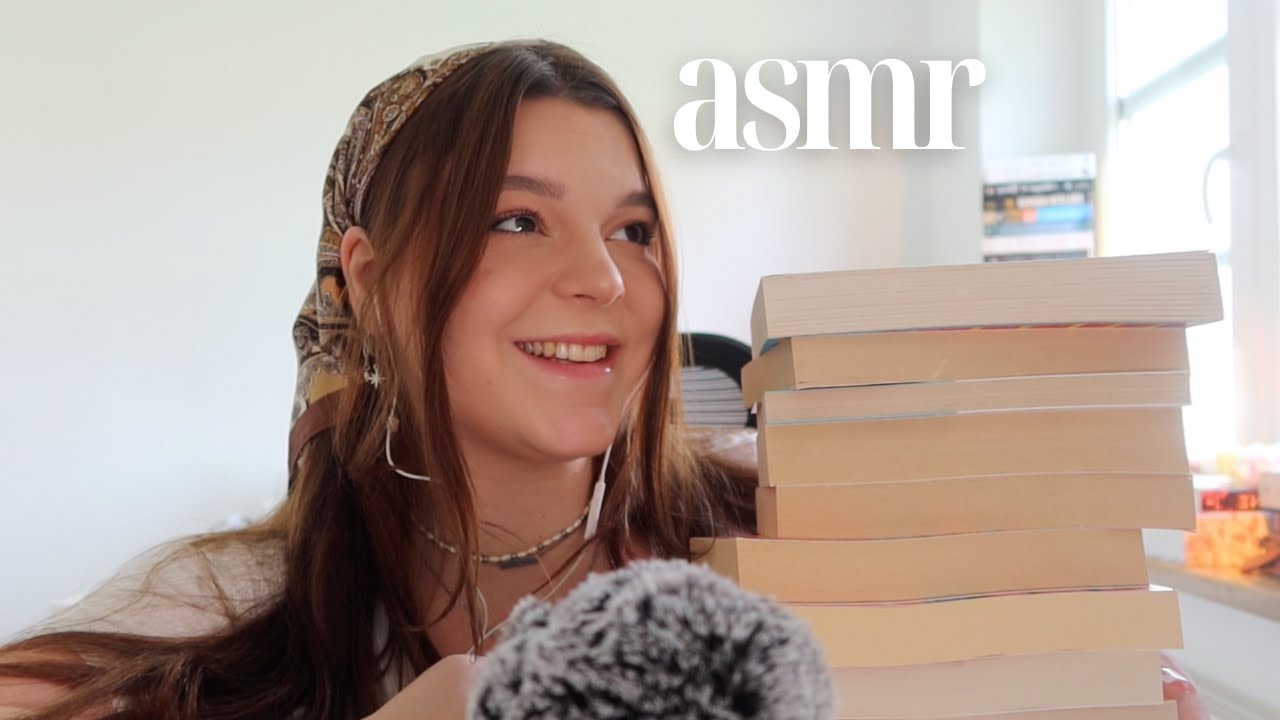 ASMR my summer TBR 🐚☀️🌊🌴 *hot girl summer book haul*