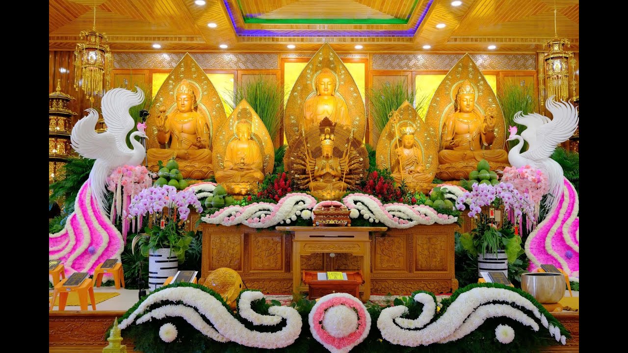 Trực Tiếp Pháp Hội Trung Phong Tam Thời Hệ Niệm Chùa Quán Thế Âm - Xã Hiệp Thạnh - Tỉnh Lâm Đồng