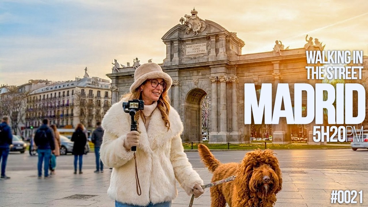 Walk in Madrid _ Serrano / Parque de El Retiro / Canalejas  #021