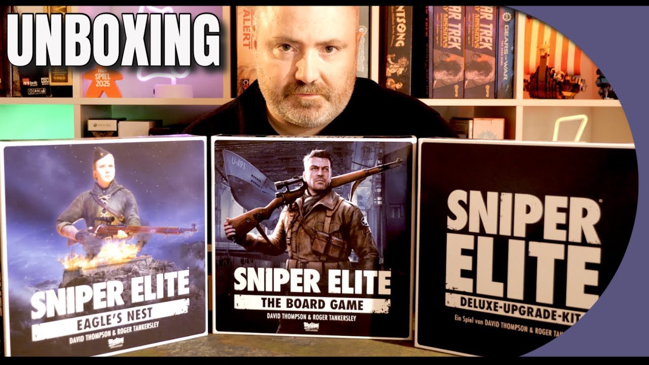Настольная игра Sniper Elite, дополнение Eagle's Nest и расширенный набор для апгрейда!