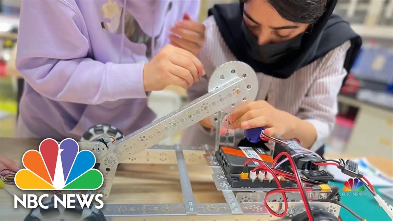 Afghan girls robotics team seeks to inspire others this Women&rsquo;s History Month