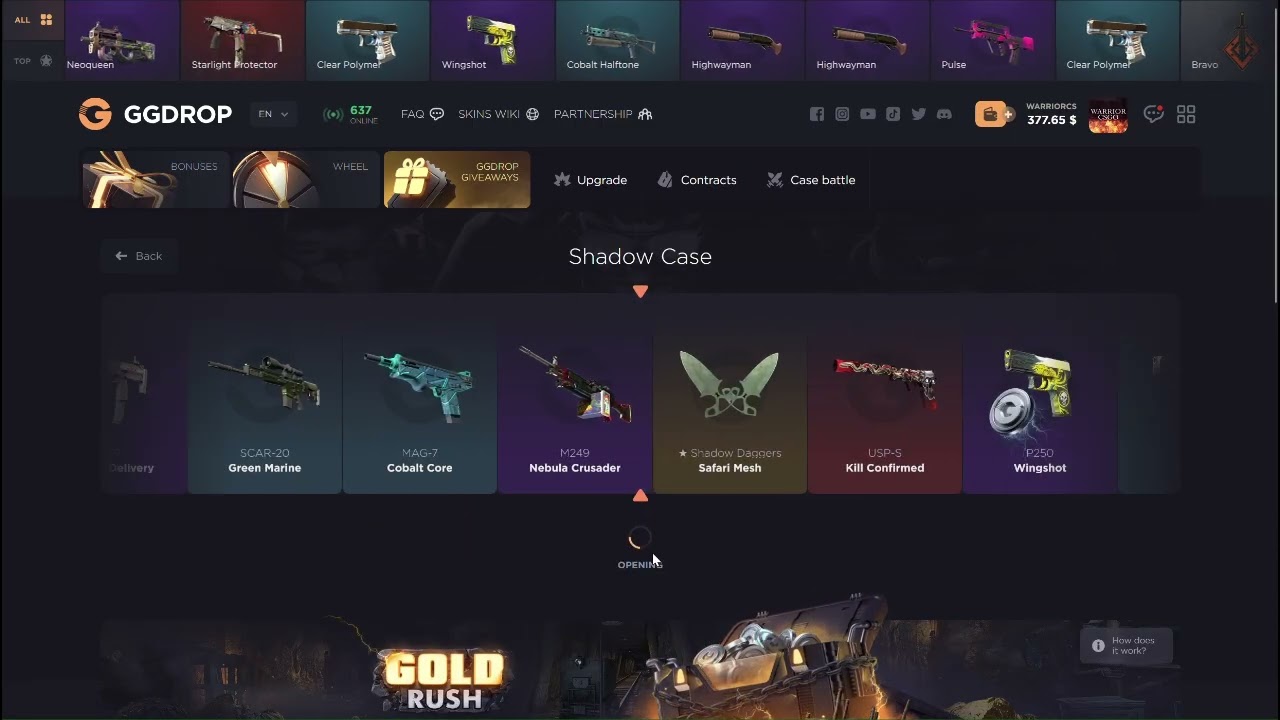 +11% FREE BONUS! GGDROP CASE OPENING with SECRET CODE!