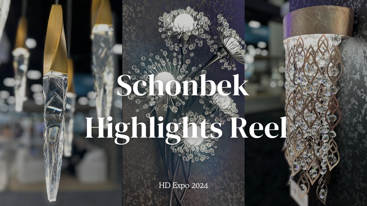 Schonbek HD Expo Highlights Reel | Luxury Crystal Lighting | Crystal Chandeliers | Interior Design