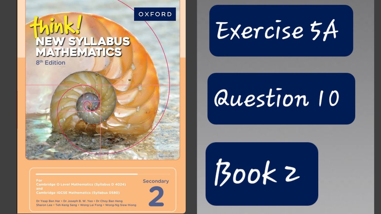 Exercise 5A (Number Pattern) Question 10 Think New Syllabus Mathematics 8Th Edition Book 2 Oxford