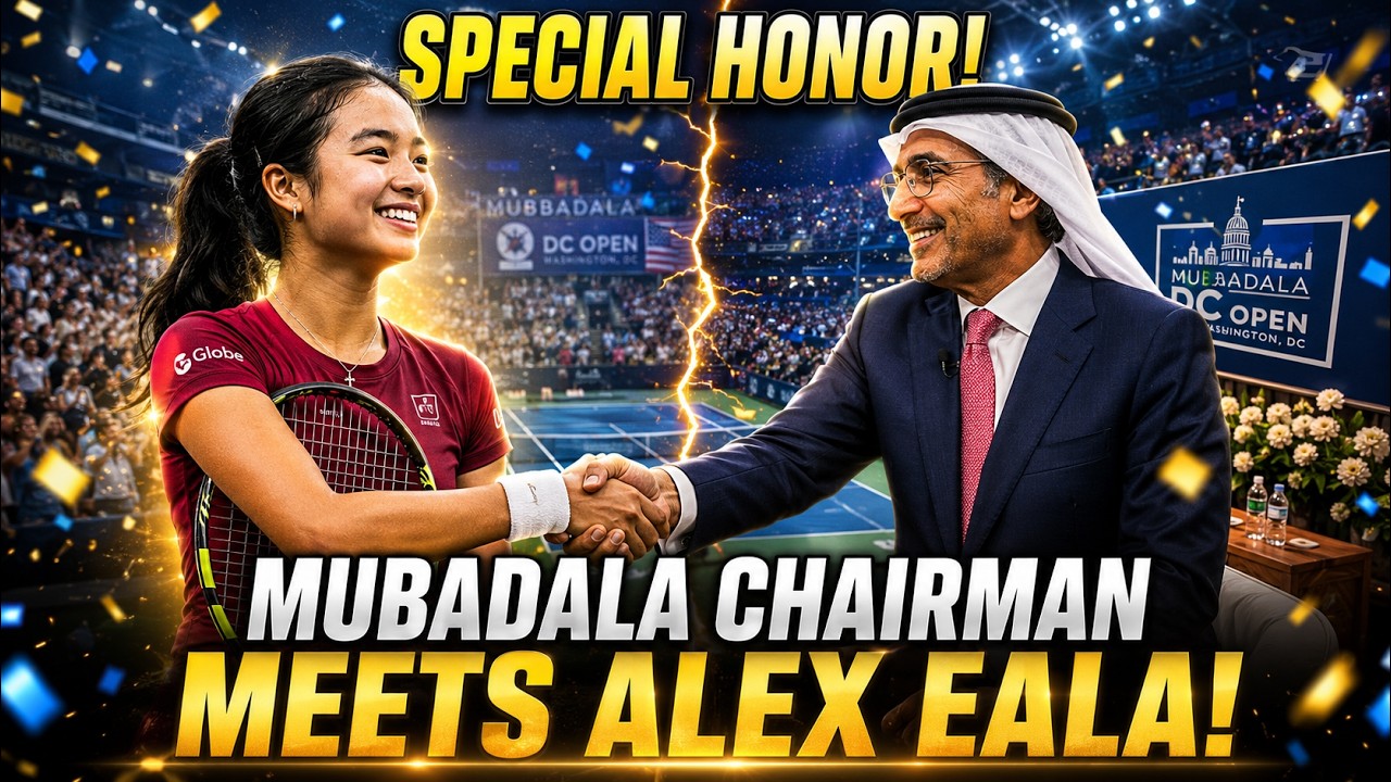 UNBELIEVABLE! Alex Eala Gets Special Attention From Mubadala Chairman at DC Open &ndash; Fans Stunned!