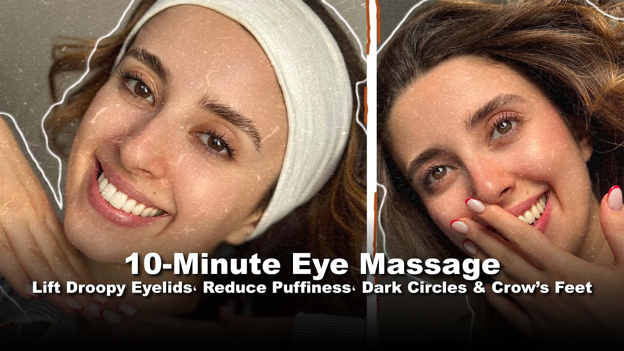 Part 16| 10Minute Eye Massage👁✨Lift Droopy Eyelids, Reduce Puffiness, Dark Circles & Crow’s Feet