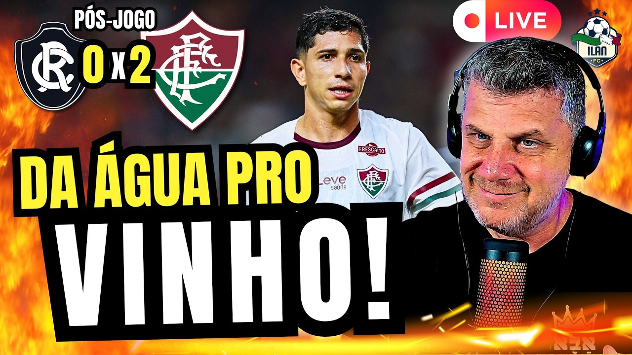 COMANDADO POR SAVARINO, FLU FEZ GRANDE JOGO