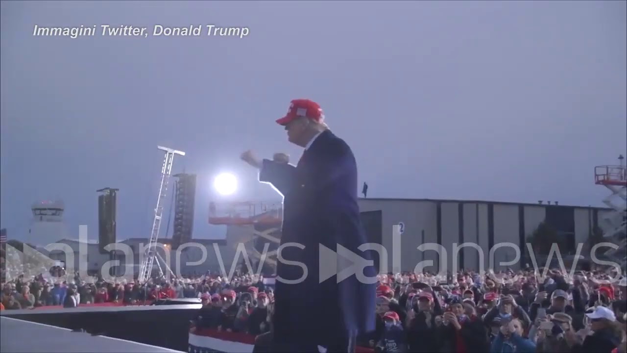 Trump alla vigilia dell'election day ripropone tutti i suoi balletti in un unico video