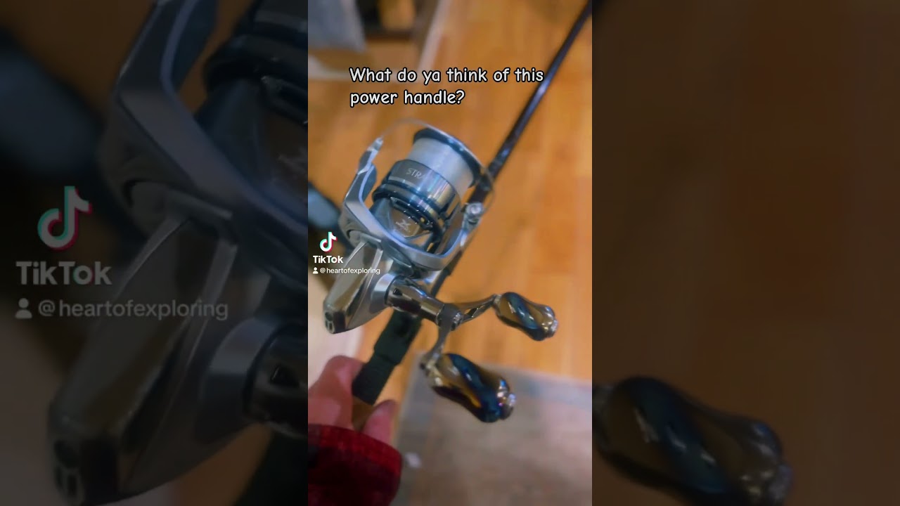 Gomexus power handle for Shimano stradic