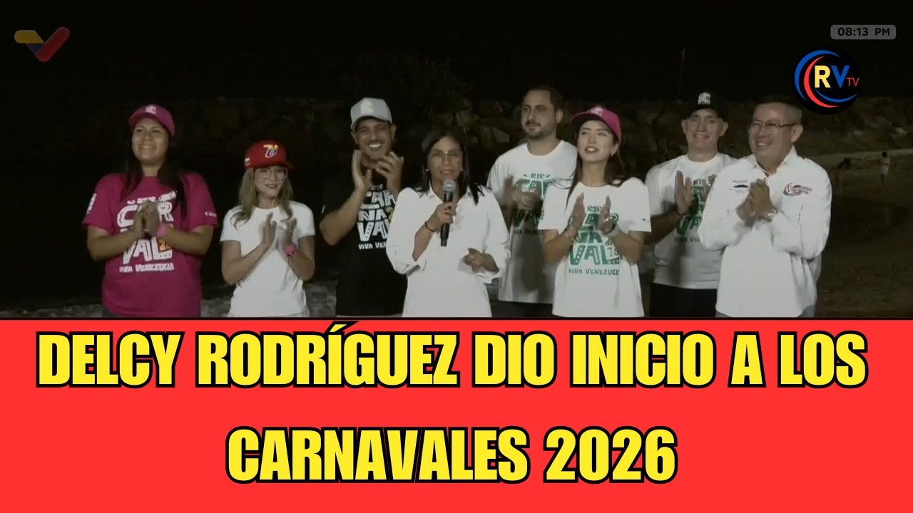 EN VIVO: Presidenta (E) Delcy Rodríguez dio inicio a los Carnavales 2026 #venezuela