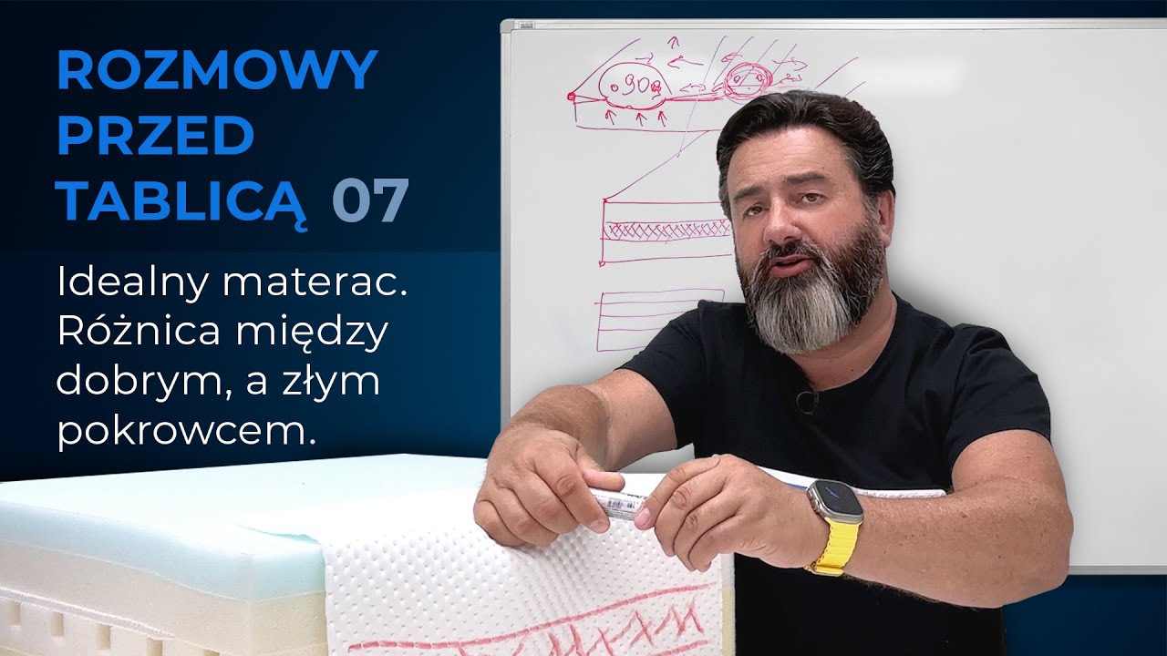 Idealny materac - dobry a zły pokrowiec | Przed tablicą o materacach (7) | #materac #materace