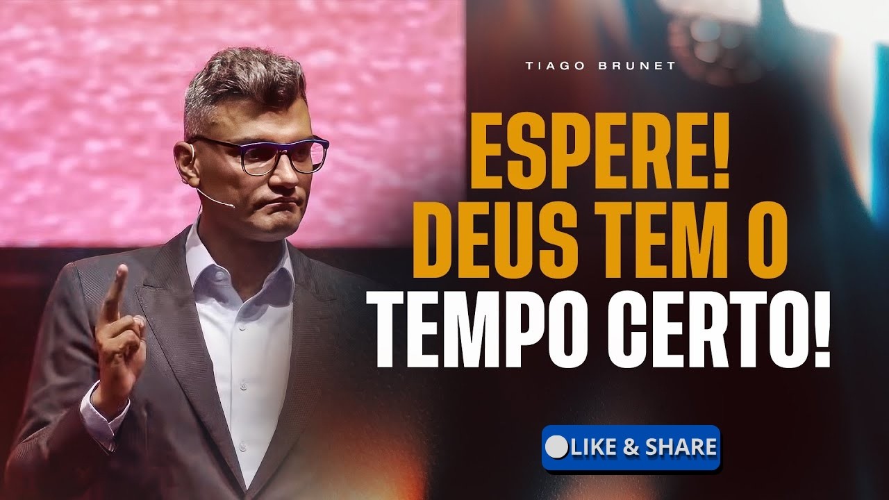 DEUS JÁ ESTÁ AGINDO NA SUA VIDA, MAS VOCÊ AINDA NÃO PERCEBEU! | TIAGO BRUNET