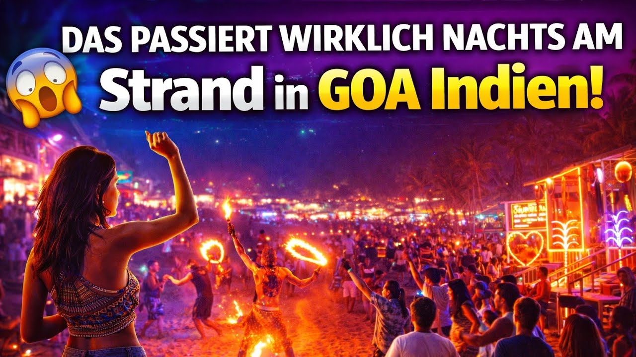 DAS passiert wirklich nachts am Strand in GOA Indien 2026 