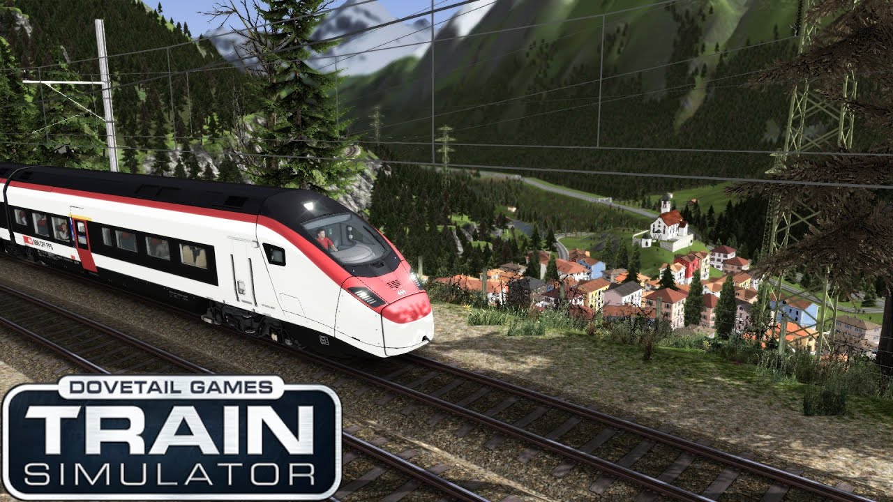 Train Simulator Classic der neue Giruno auf der Gotthardbahn