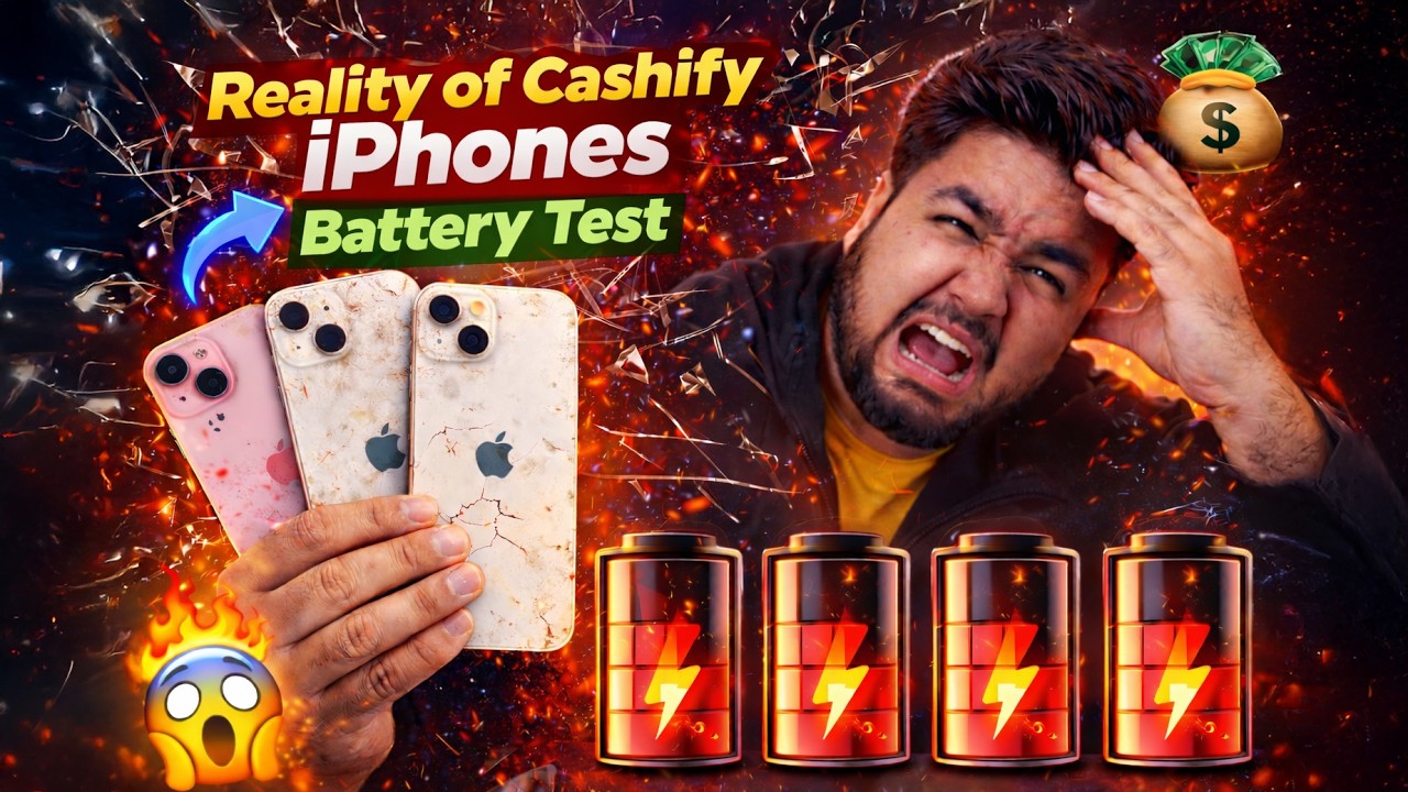 Testing Refurbished iPhone's Battery I got from Cashify!