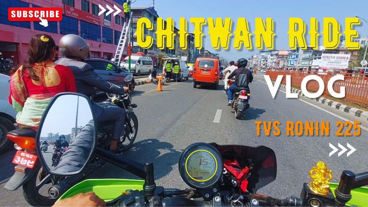 CITY RIDE CHAOS : Daily Vlog Sunsets and Traffic @ Chitwan Nepal