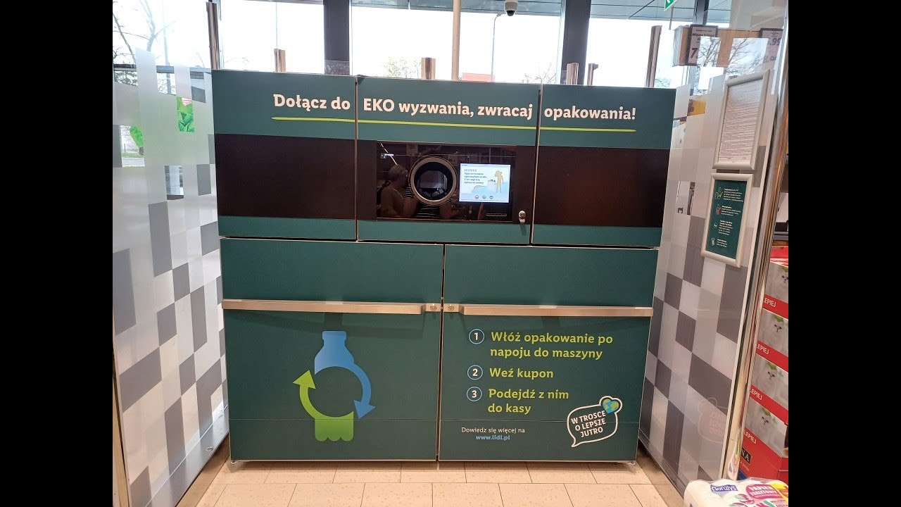 Butelkomat Lidl Polna 10 (Prawy butelkomat)