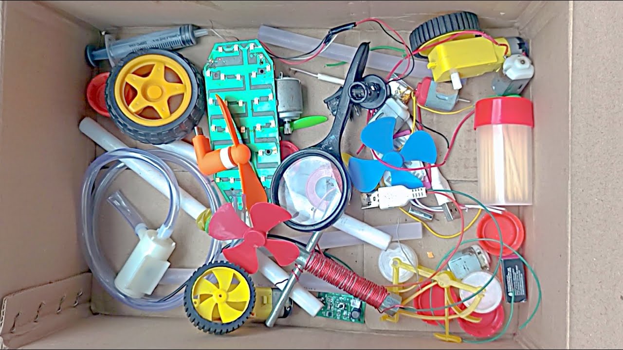 Full DIY Project Kit Unboxing | Wheels, Fans, Motors & More
