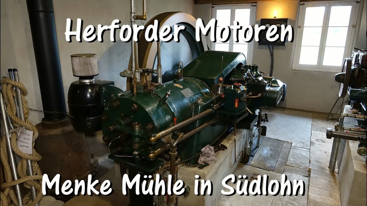 Herforder Diesel Motoren in der Menke Mühle Südlohn