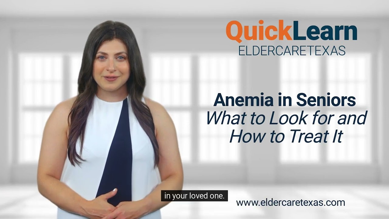 Senior Health Alert: Anemia Symptoms, Causes and How to Treat It #Anemia #seniors