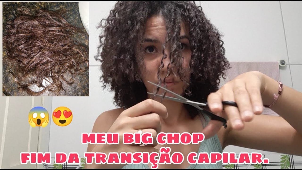 FIZ MEU BIG CHOP COM 1 ANO E 8 MESES DE TRANSIÇÃO CAPILAR!