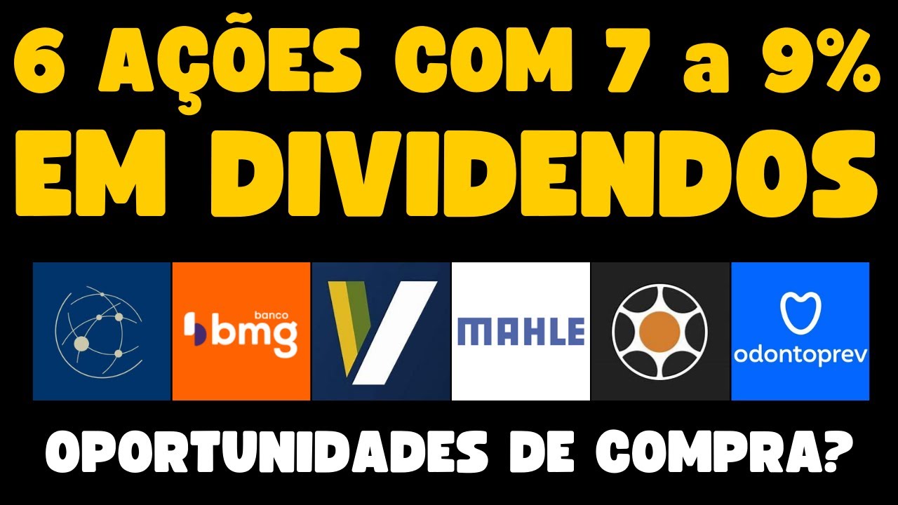 Eu Descobri 6 A&ccedil;&otilde;es de DIVIDENDOS que N&Atilde;O Subiram com a Bolsa!