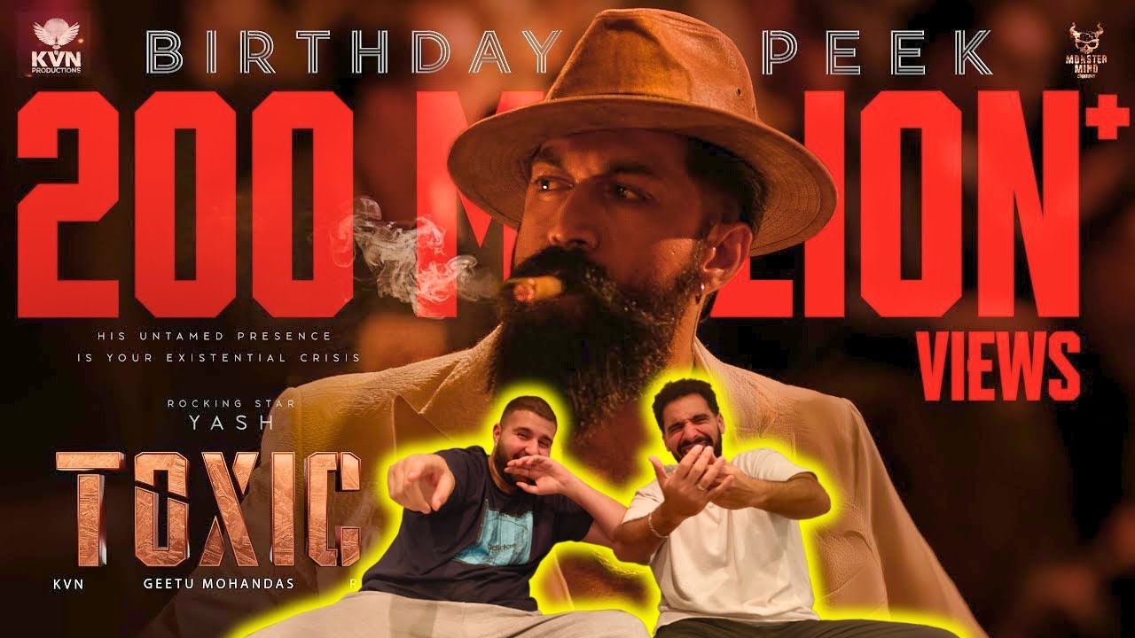 TOXIC First Look | International reactions | Yash Birthday Peek