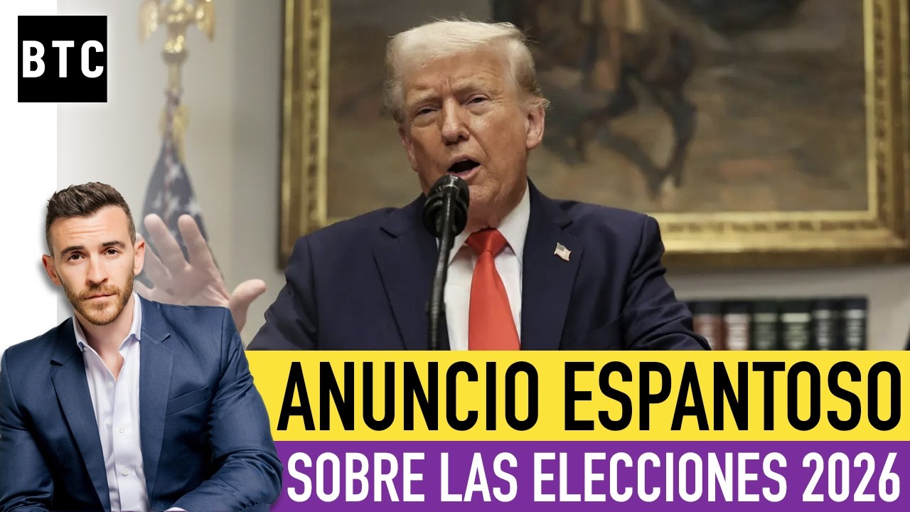Trump emite ANUNCIO ESPANTOSO sobre las elecciones del 2026