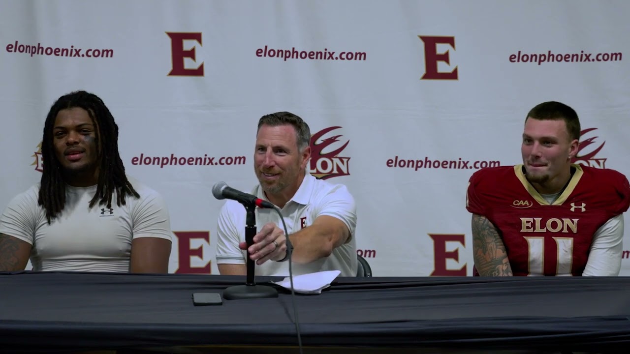 Elon Football vs. NC A&T Postgame Press Conference 11.22.25