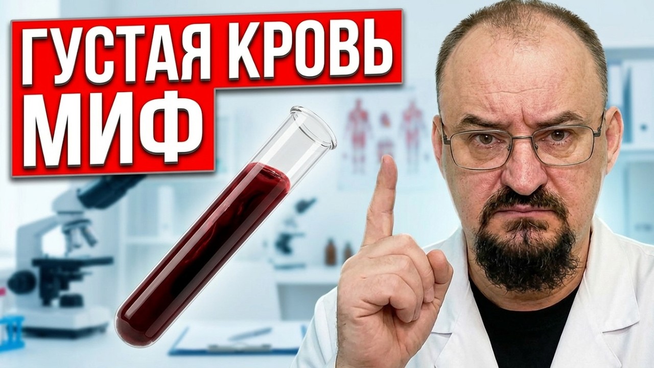 Почему разжижать кровь БЕСПОЛЕЗНО? Вся правда о давлении и сердце