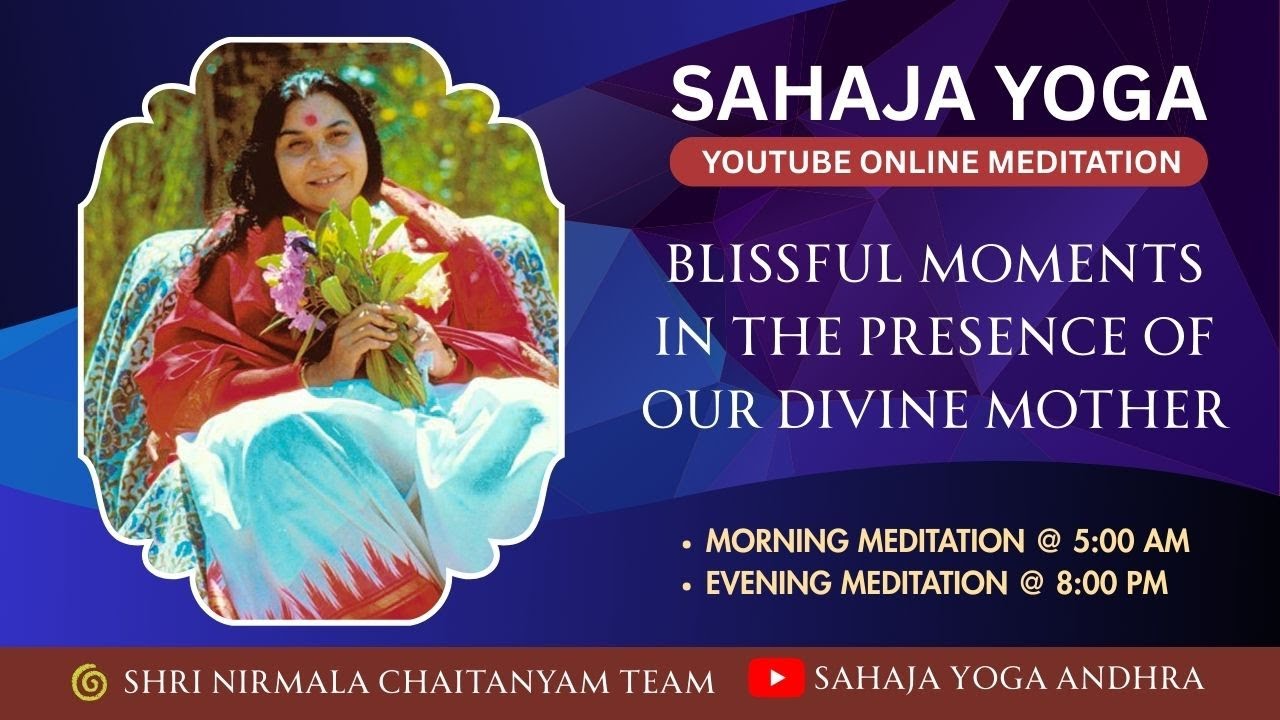 Sahaja Yoga || EVENING MEDITATION || 18 JAN 2026 @ 8.00 PM || Shri Nirmala Chaitanyam ||