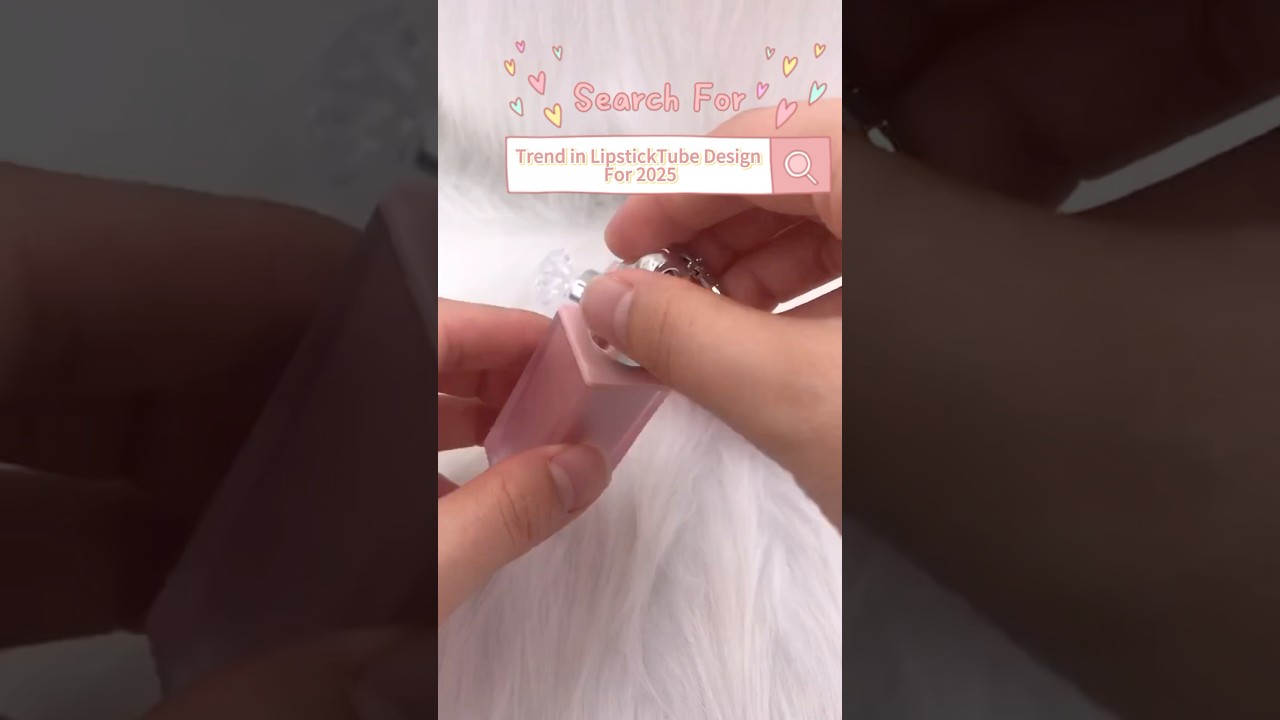 2025 Trend of lipstick packaging：Sakura pink and Charm Clip！#lipsticklover #cosmeticspackaging
