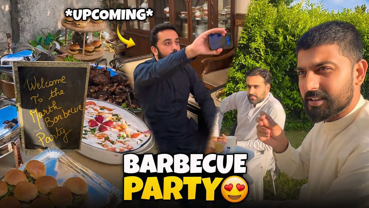 Marth family BBQ Party Weekend Vlog | Series vlogs soon 😍| Bilal Marth