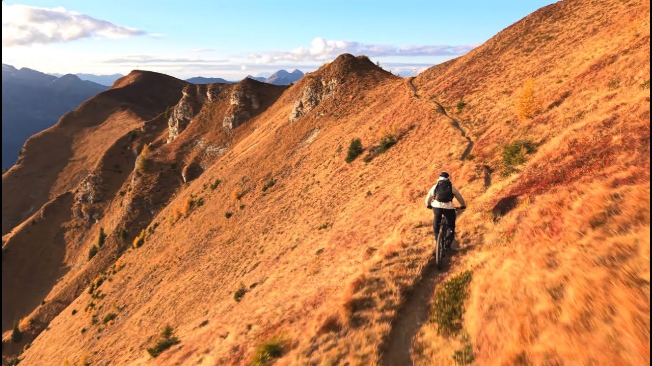 Solo Mission: RAW Mountain Biking - Drone vs GoPro Max 2 - HDR