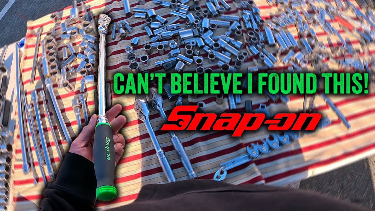 Buying Used tools for CHEAP at a Swap Meet (SNAP-ON GIVEAWAY)