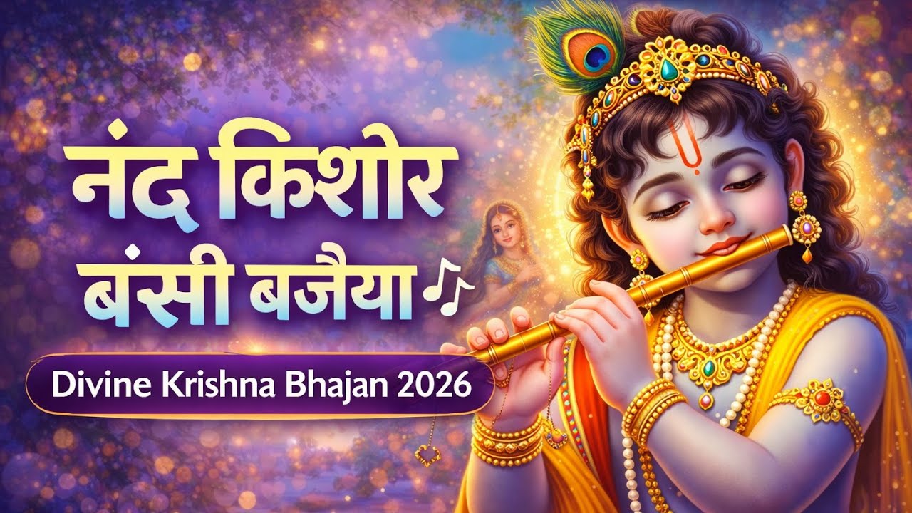 नंद किशोर बंसी बजैया | Nand Kishore Bansi Bajaiya | 2026 Krishna Bhajan |Lalitya Munshaw #anupjalota