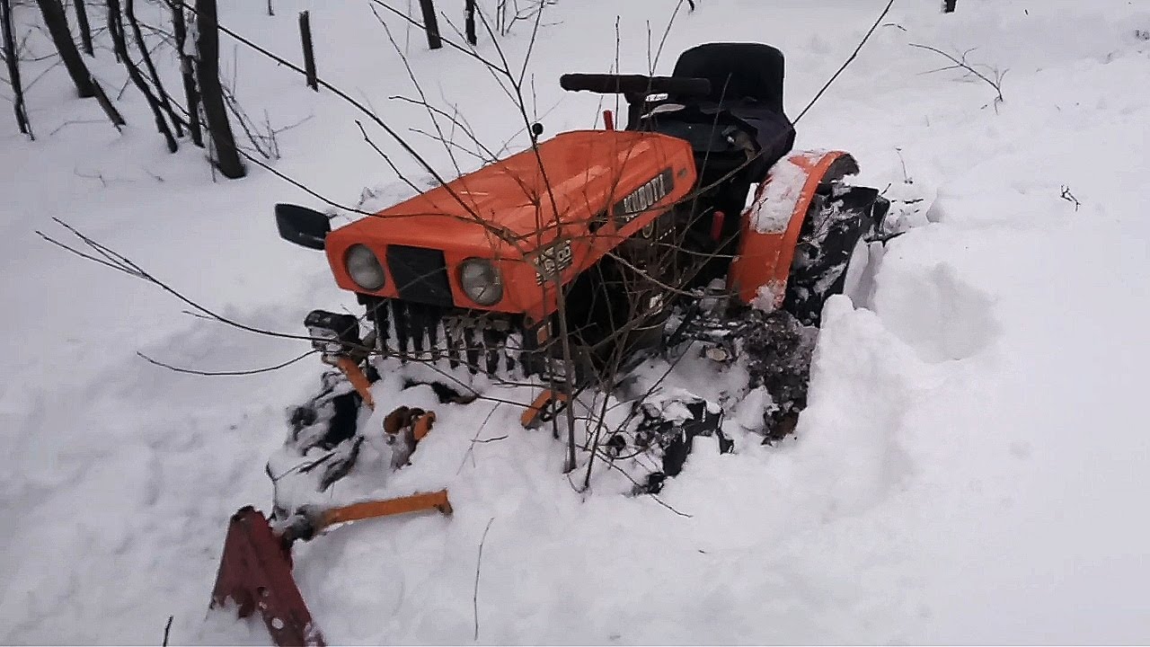 Лес зимой! Первый раз в лес))) Кубота B6000!
