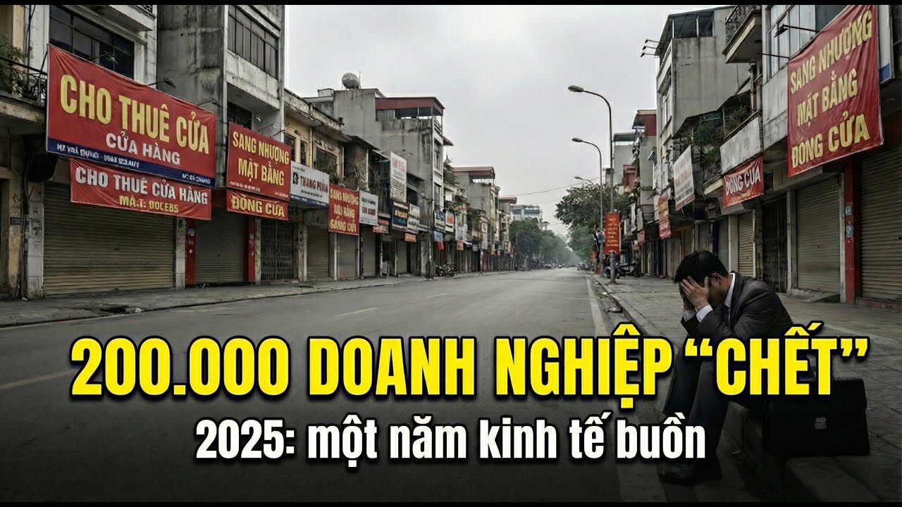 📉TỔNG KẾT 2025: Một Năm Kinh Tế Buồn & Kỷ Lục Phá Sản Đau Đớn