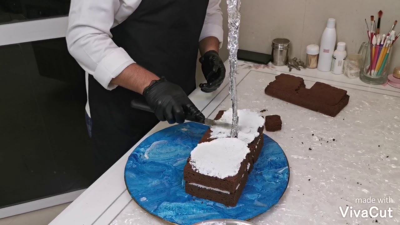 Sculpture cake النحث على الكعك