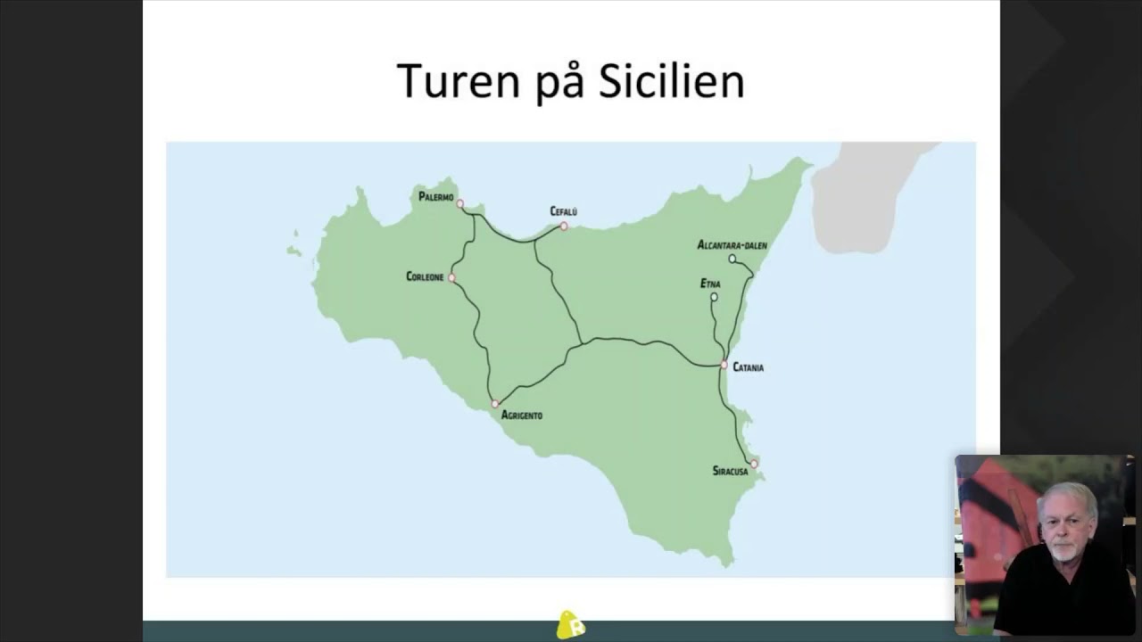 Rejseforedrag om Toscana og Sicilien