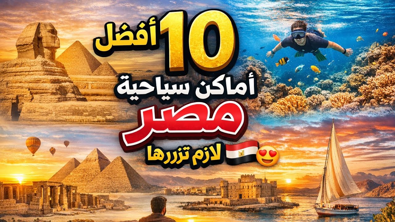 مش هتصدق إن الأماكن دي في مصر 🇪🇬 | أجمل 10 أماكن سياحية هتخليك تعشق البلد