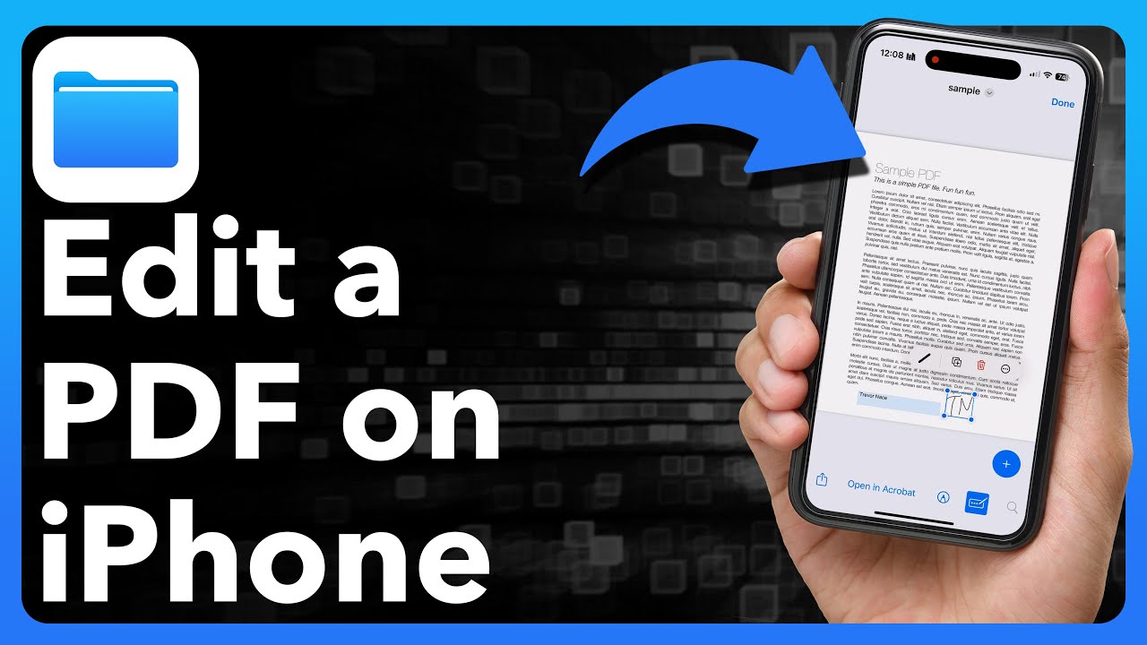 How To Edit PDF On iPhone