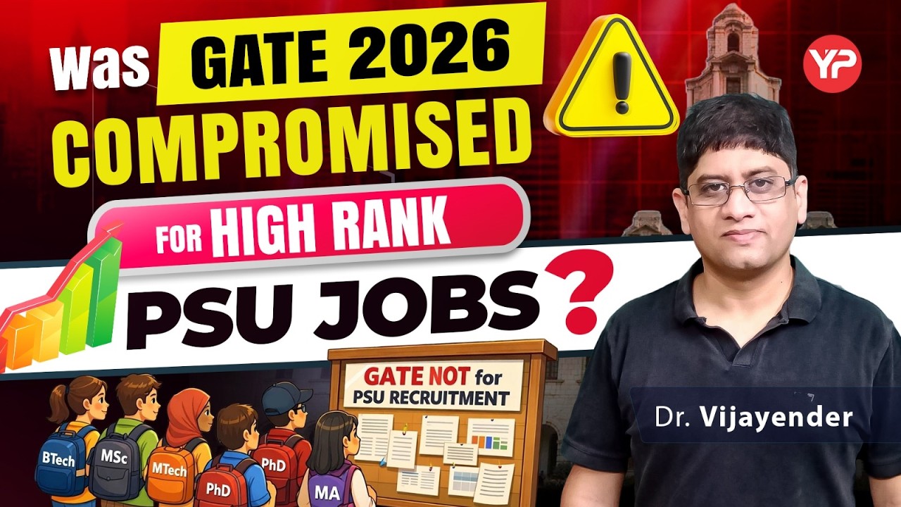 Was GATE 2026 compromised for High Rank/PSU Jobs??