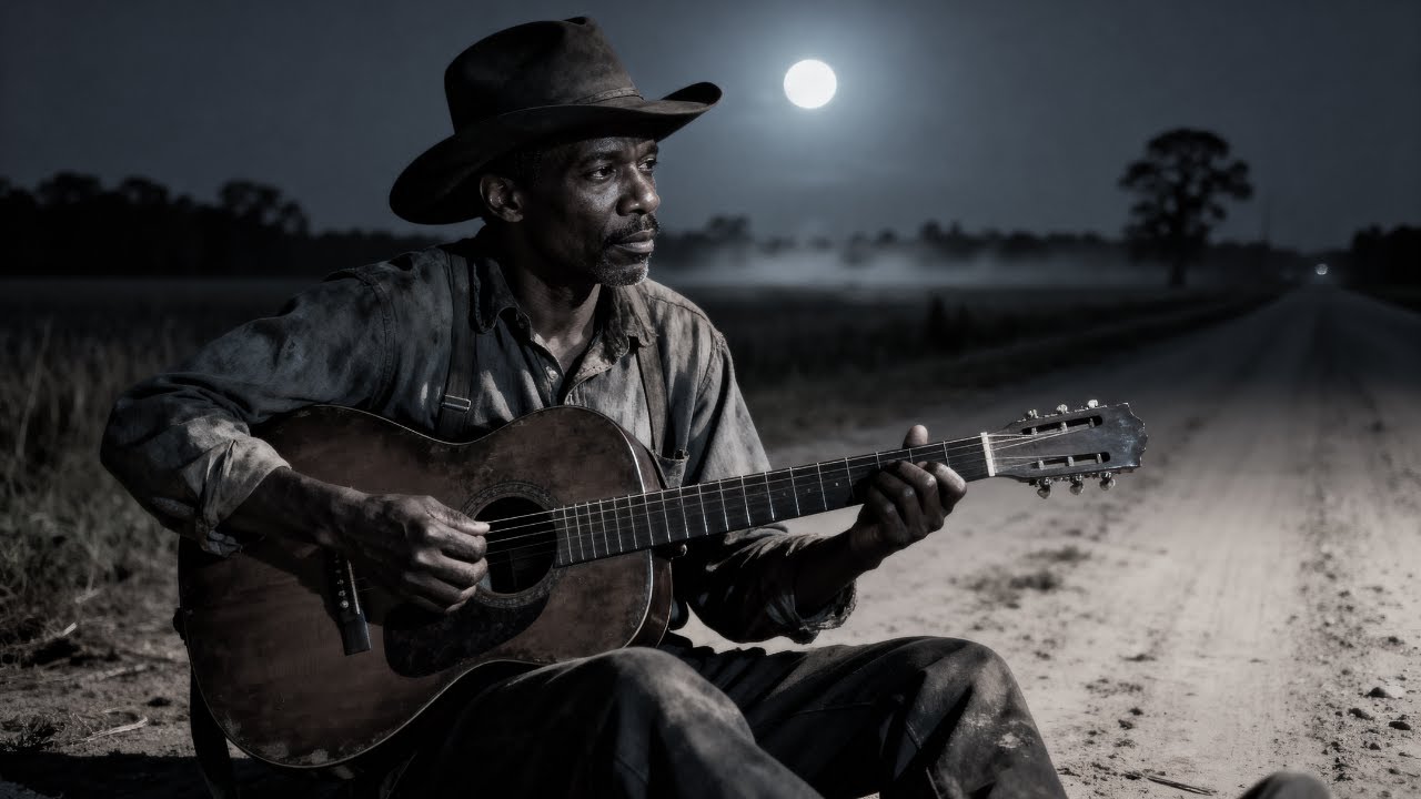 Low Moon, Cold Strings – Dark Delta Blues Song